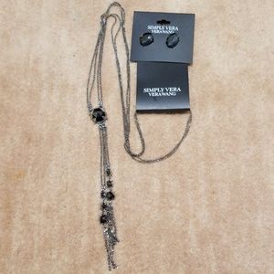 Simply vera wang necklace & earrings